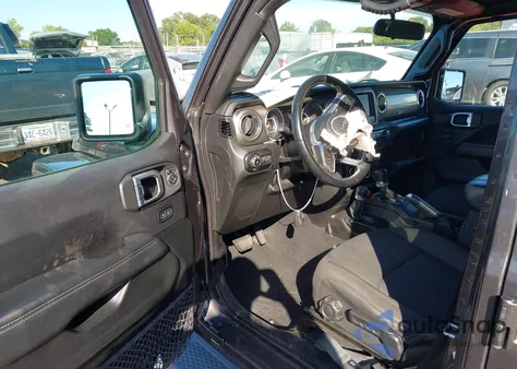 2020 Jeep Wrangler Unlimited Sahara from USA, damaged, VIN 1C4HJXEN8LW204530